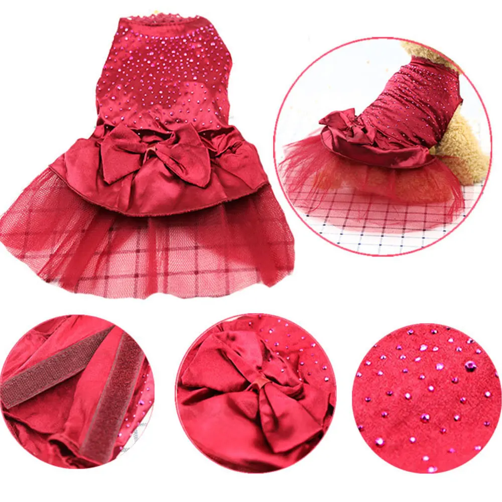 Костюм принцессы одежда для домашних животных платье щенков юбка-пачка собак