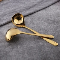 304 stainless steel spoons round soup spoon for soup rice porridge tableware for kitchen dinner