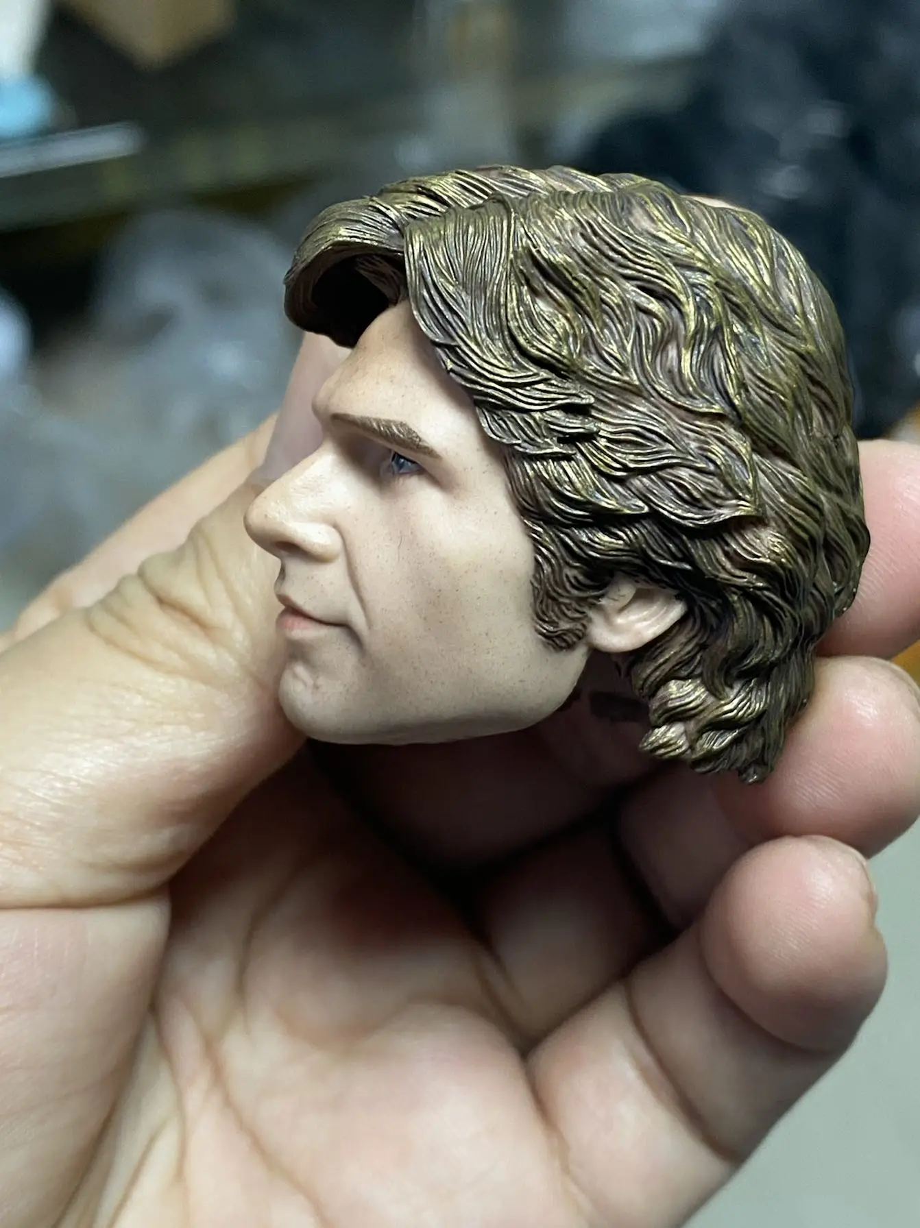 

New 1/6 Scale Male Soldier Head Sculpture Model Smiling Confident Version Suitable for 12-inch Male Soldier Body Accessories