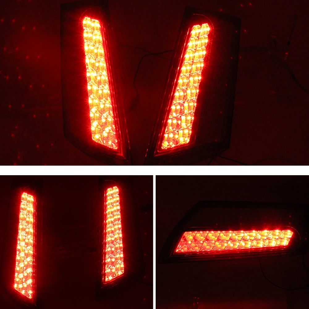 

K-Car 1 Pair LED Tail Light Rear Bumper Brake Back Warning Lamp Taillight For Ford Ecosport 2013 2014 2015 2016
