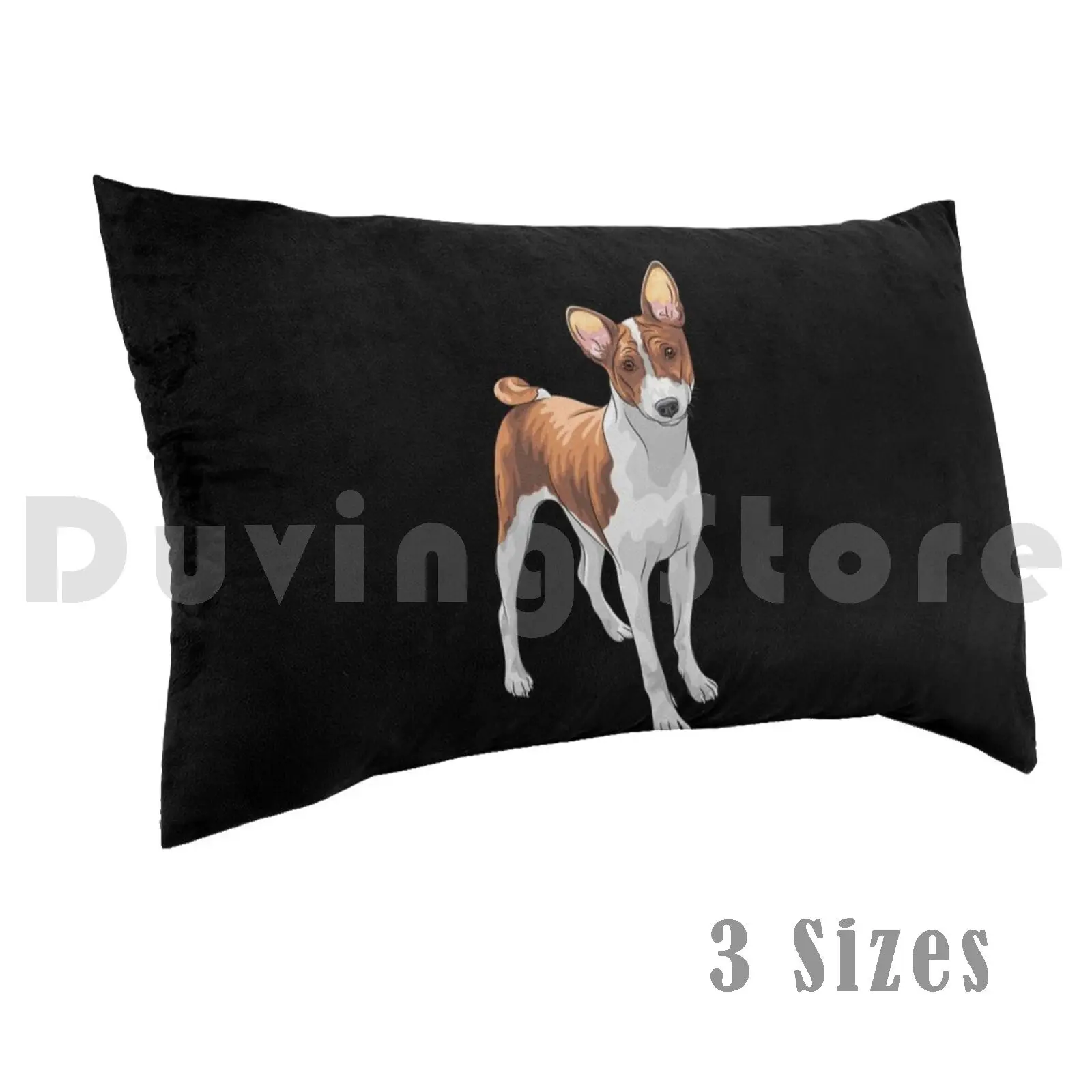 Чехол для охотничьей собаки 50x75 с принтом подушки милых собак охотничьих домиков