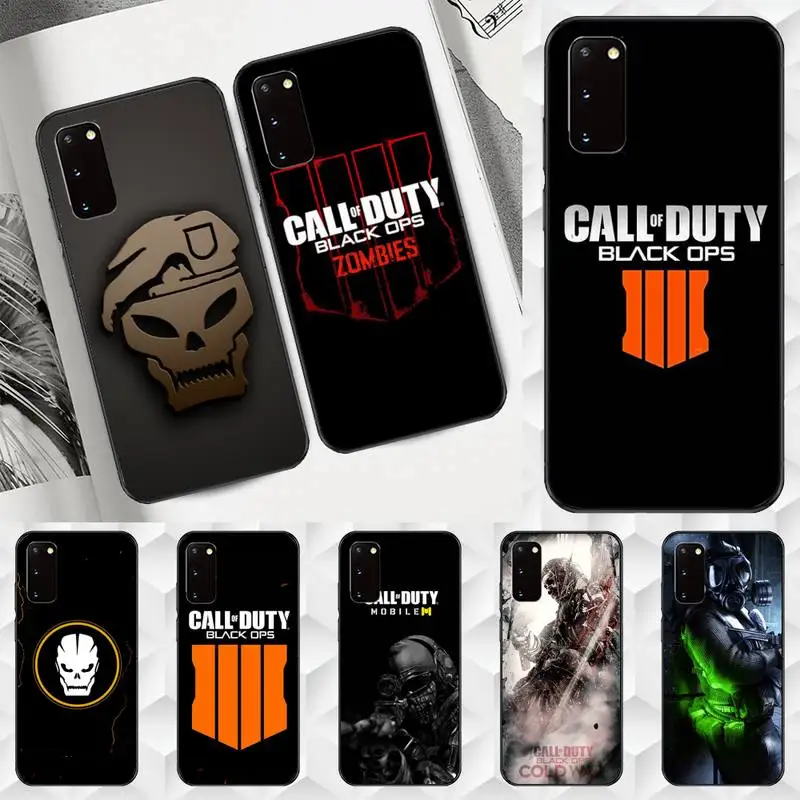 

Call of Duty black ops clod war COD Phone Case for Samsung A10 A10S M10 M11 M20 M30 M31 S M21 M51 cover coque
