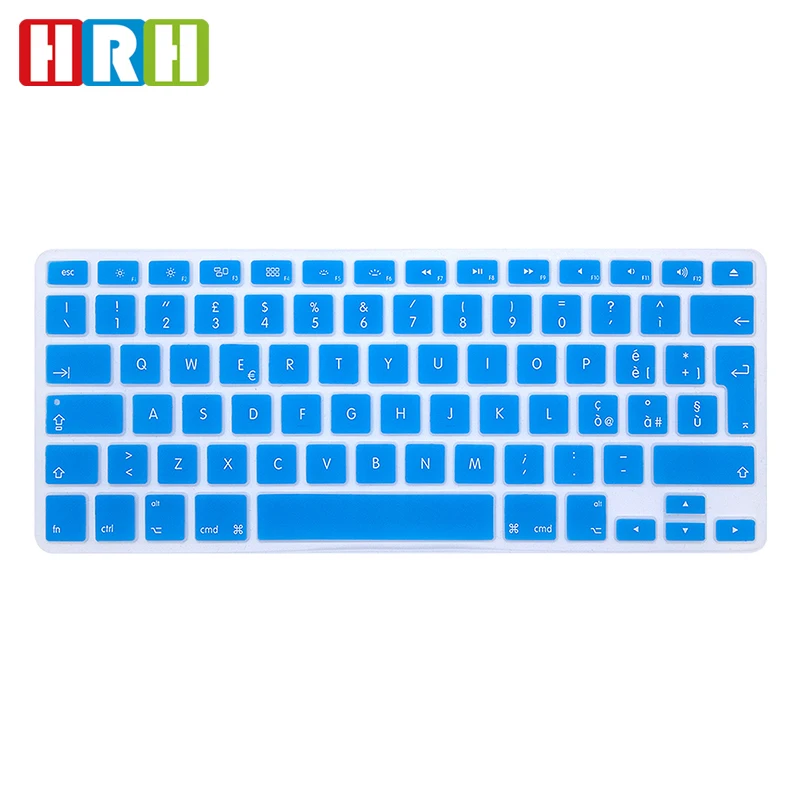Чехол HRH силиконовый для MacBook Air Pro с Retina 13 15 17 дюймов|keyboard skin cover|keyboard cover protectorfor macbook