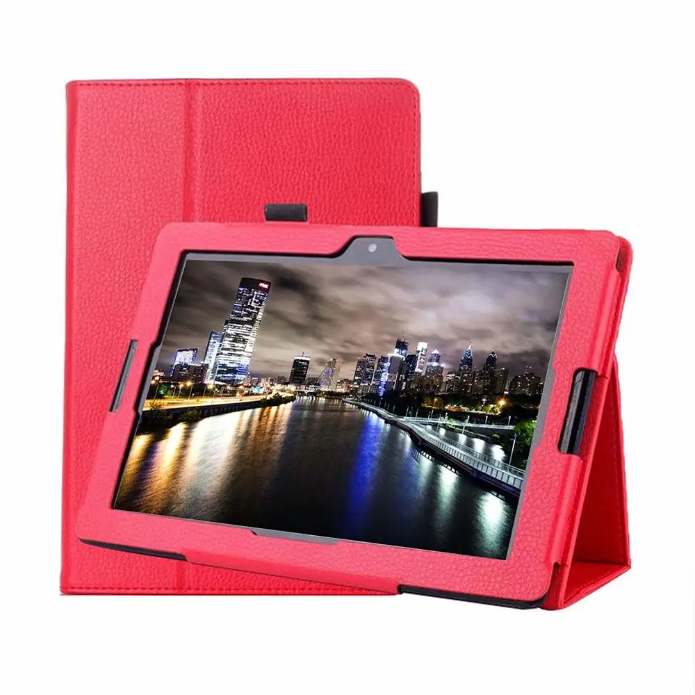 Роскошный чехол для Lenovo A7600 Tablet Cover funda Capa Flip PU кожаный умный Tab A10-70F 10 1 | Компьютеры