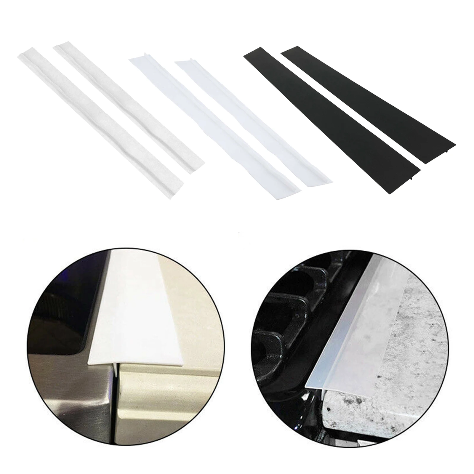 

Kitchen Stove Counter Gap Cover Heat Resistant Anti-Slip for Stovetop Oven