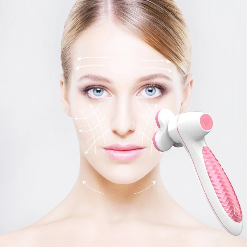 

Electric Waterproof 3-head Facial Cleansing Device Firming Essence Pore Cleaner Vibration Massage Handhold Beauty Face