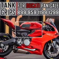 fuel tank pad fit for ducati panigale 899 959 1199 1299 tank grips side pad traction pad decal anti slip stickers tank protector