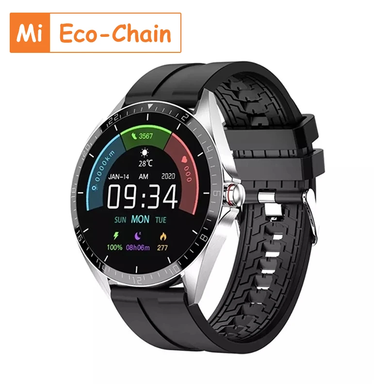 

Mi Eco-Chain Official Store Watch GW16T Men's Watch Body Temperature Detection Waterproof Smart Watch Suitable For Xiaomi, Apple