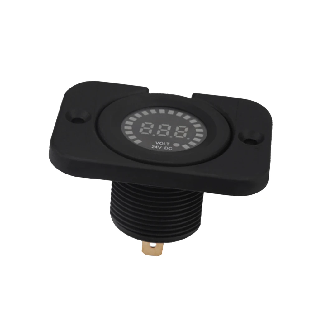 DC 12V светодиодная цифровая панель вольтметр датчик для автомобиля мотоцикла