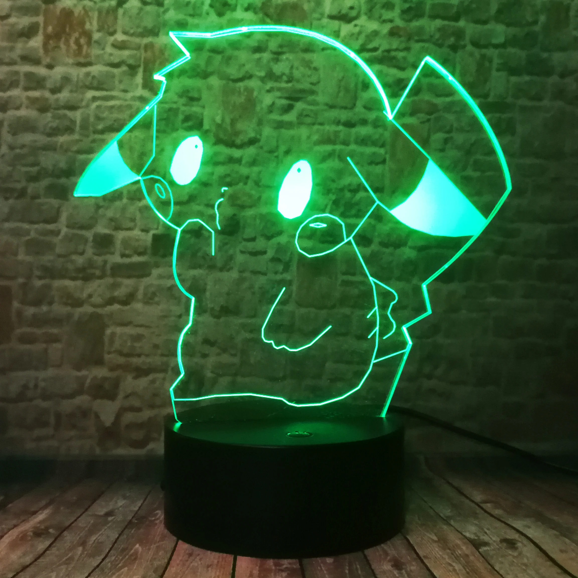 Amroe Покемон игра мультфильм японский Luminaria Пикачу Очаровательная 3D 7 цветов