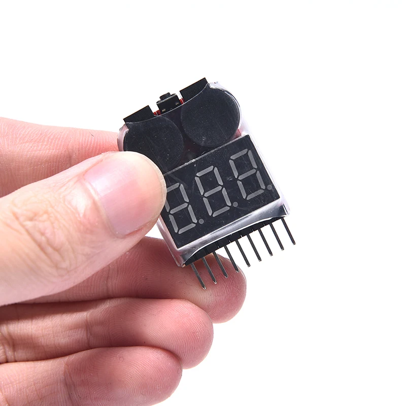 

1-8S Lipo/Li-ion/LiMn/Li-Fe RC вертолет самолет лодка и т. Д. Напряжение батареи 2 в 1 тестер низковольтный зуммер сигнализация
