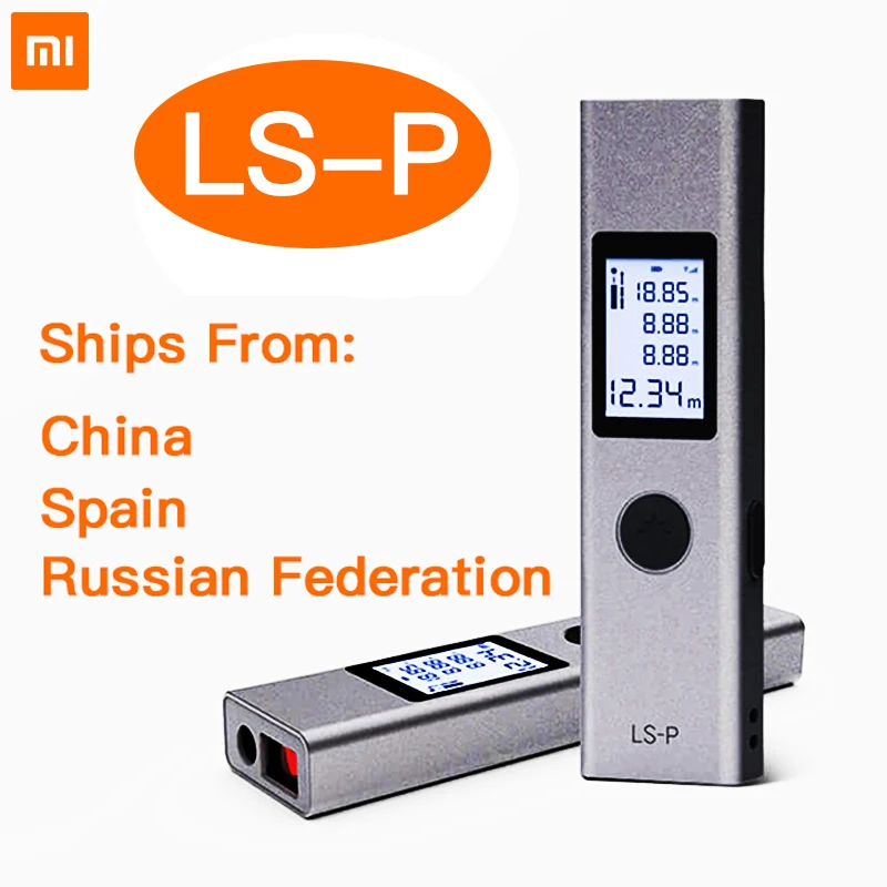 Глобальная версия Xiaomi Mi лазерный дальномер 40 м LS P USB вспышка зарядка Высокоточный