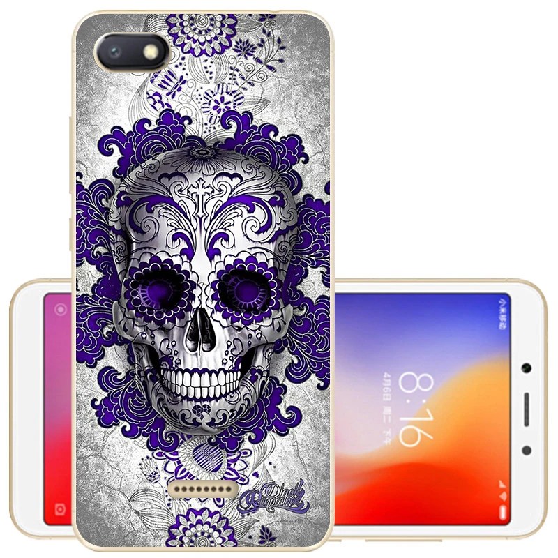 Чехол для Xiaomi Redmi 6A Redmi 6, чехол для Redmi 6A Couqe, Мягкая силиконовая задняя крышка, защитный чехол из ТПУ для Redmi6 6 A, чехол для телефона s - Цвет: 131