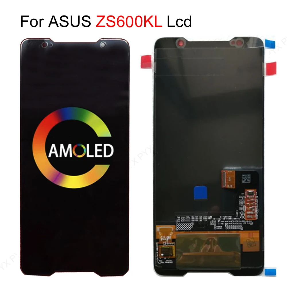 Экран Amoled 6 0 дюйма для Asus ROG phone Zs600kl ЖК дисплей цифровой преобразователь экрана в