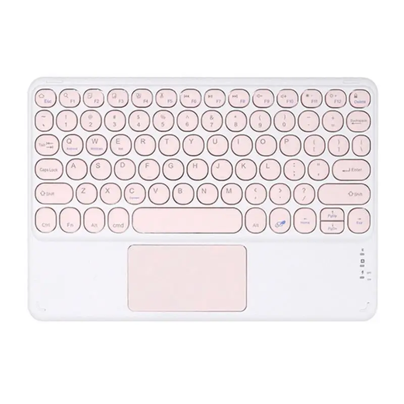 

Mini Wireless Bluetooth Keyboard with Touchpad Portable 10 Inch Universal Rechargeable Keyboard for iPad Tablet