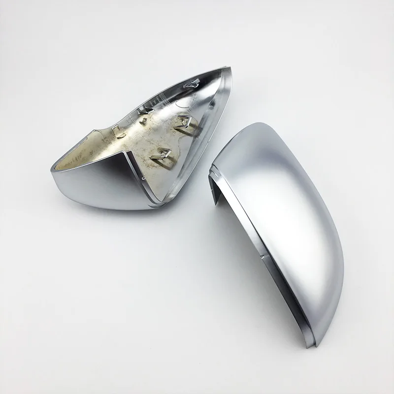 Сменные серебряные колпачки для зеркал 1:1 матовые хромированные чехлы