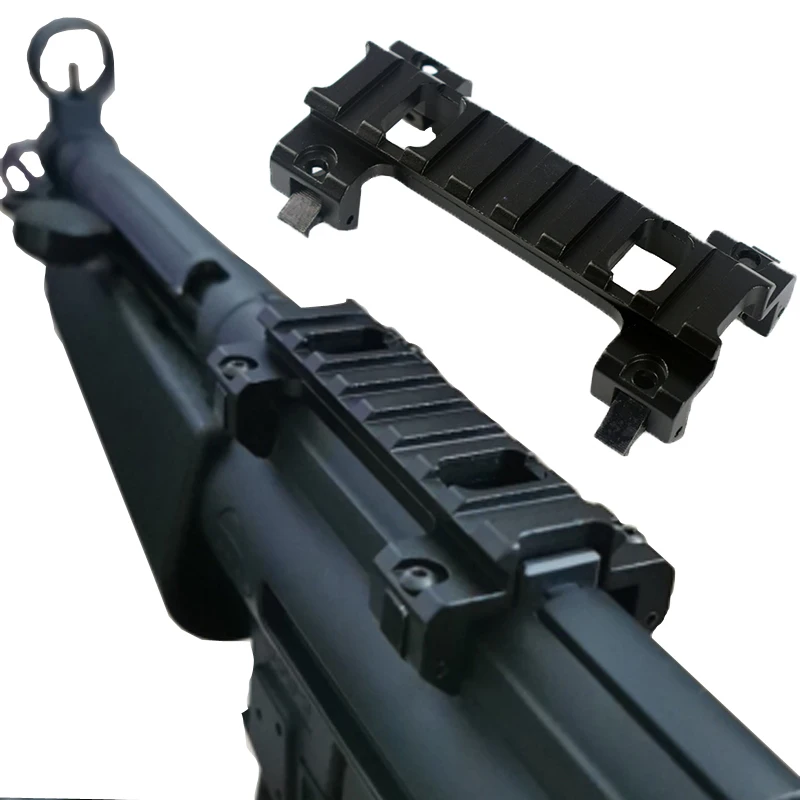 Тактическое крепление для прицела с 8 ячейками 20 мм Top Picatinny Rail Claw Red Dot Sight Base охоты