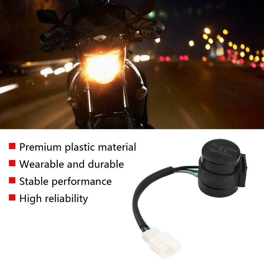 

Signal Flasher Light Blinker Plastic Black Replacement Motorcycle Turn