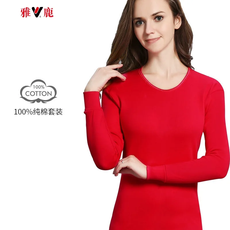 Thermal underwear sets Men's Women's Tops and Bottoms Sets Cotton Undershirts Pants Tee Leggings Boy |