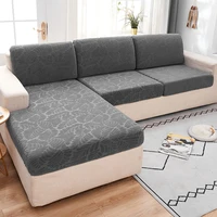 plush sofa cushion cover for living room seat slipcover elastic funiture protector solid color couch case sofa cushion cover