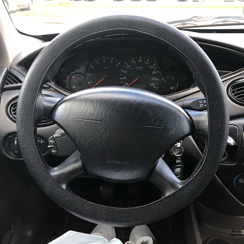 

Auto Silicone Steering Wheel Cover Skidproof Car Accessories For Volkswagen Hyundai Peugeot Honda KIA LADA BMW Audi Nissan etc.
