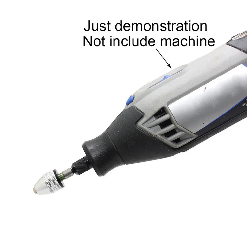 

For Rotary Tighten Electric Manual Drill Keyless Chuck Round Handles Transform Shank