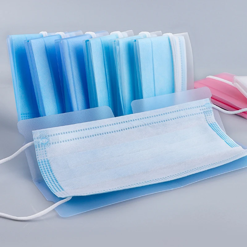 Портативная Складная маска для хранения одноразовые маски органайзер чехол