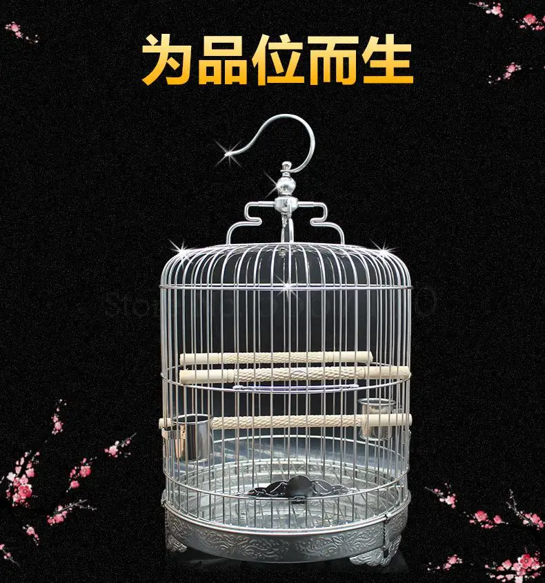 Клетка для ванны из нержавеющей стали большой попугай myna thrush клетка птиц с белыми
