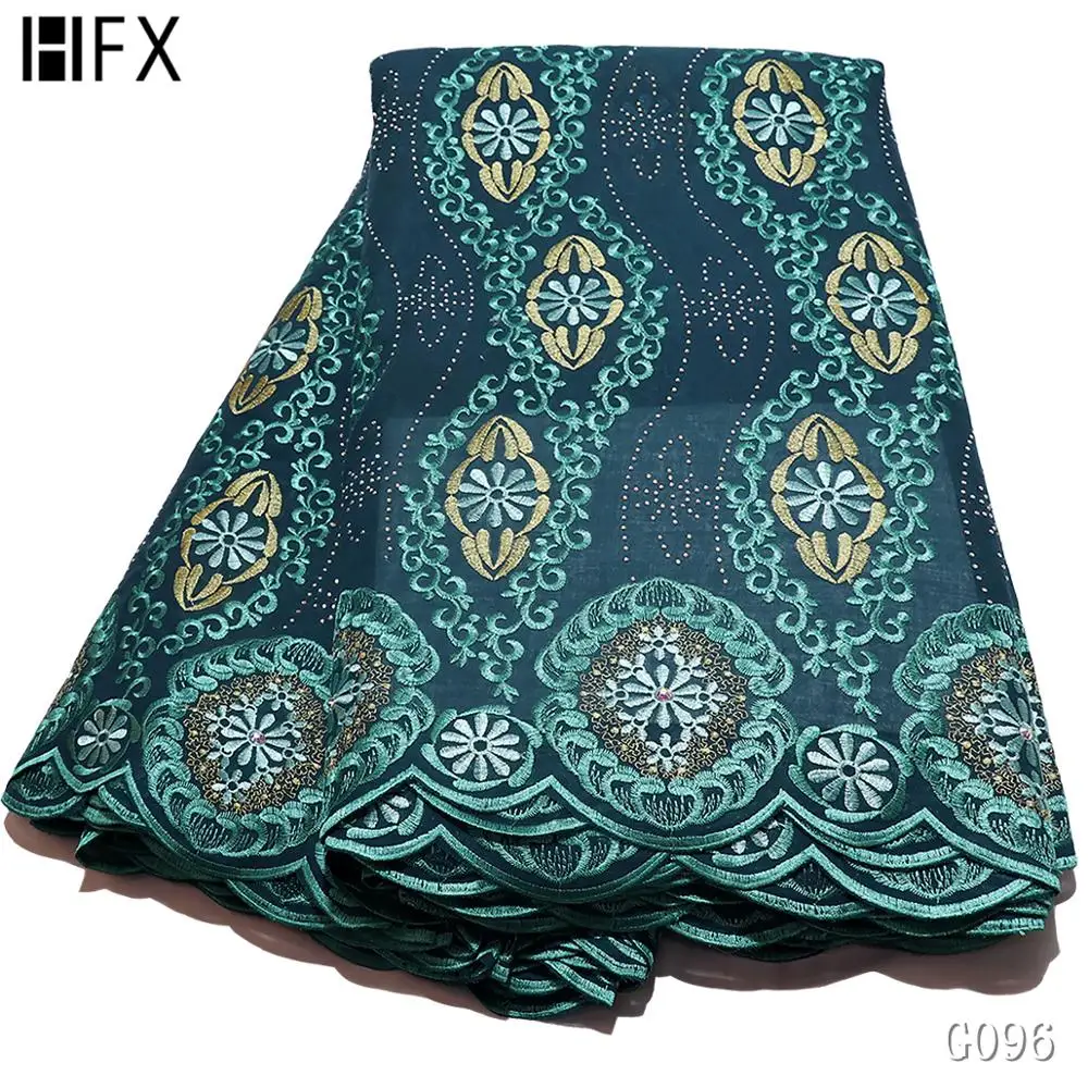 

HFX Embroidery Swiss Voile Lace In Switzerland peach African Lace Fabric 2020 High Quality Nigerian Swiss Voile Lace dress G096