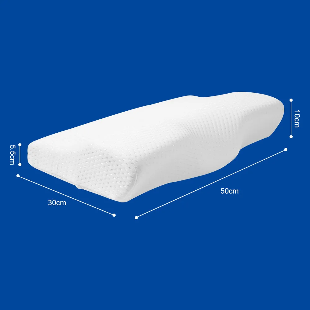 Memory Foam постельные принадлежности защитная подушка для шеи медленный отскок Подушка-бабочка здоровья затылочный шейный размер в 50*30 см
