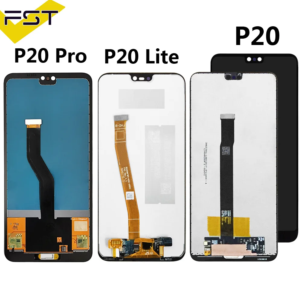 ЖК дисплей и дигитайзер сенсорного экрана в сборе для Huawei P20 5 Lite Nova 3e / Pro 1 2 5|Экраны