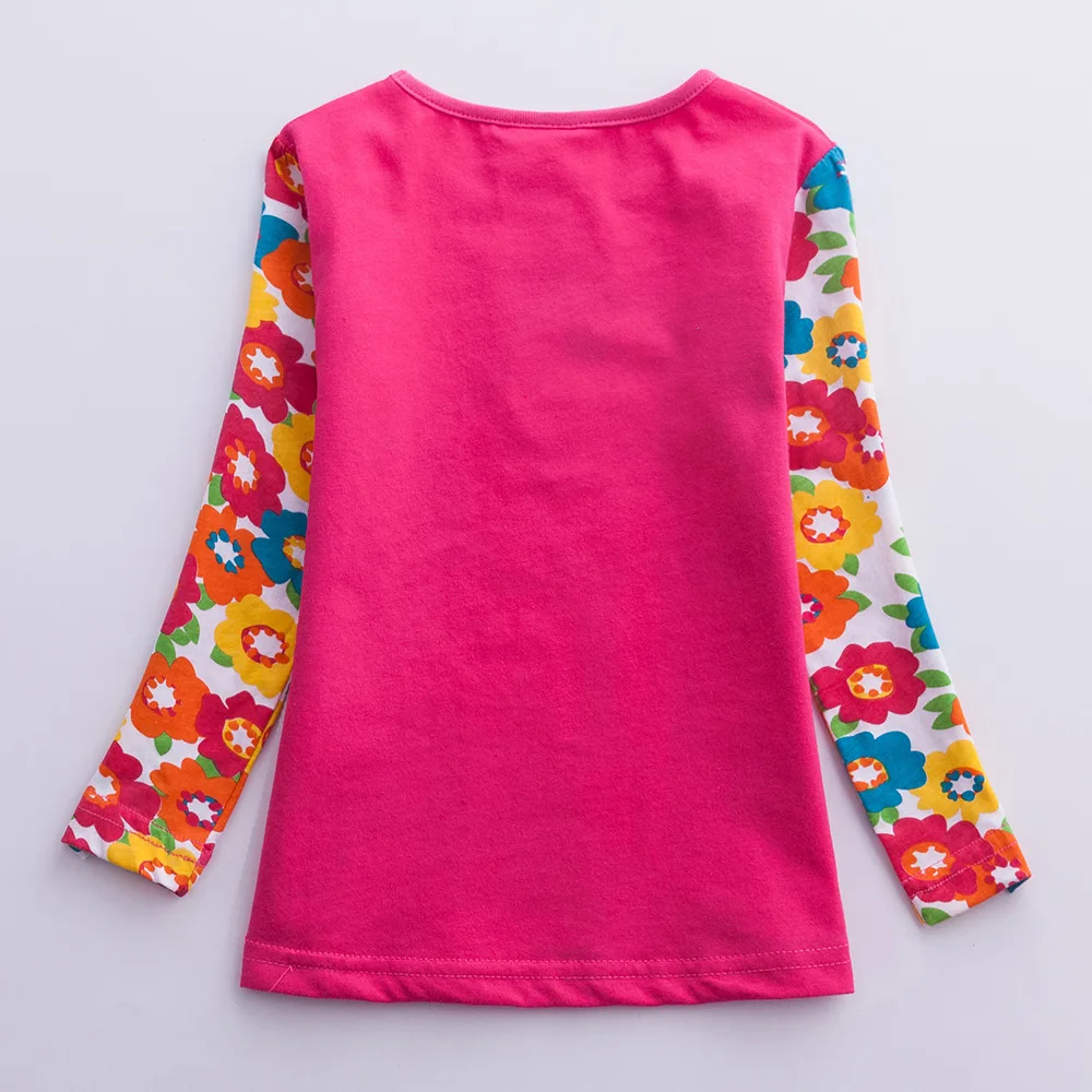 Nova/Одежда для маленьких девочек хлопковая детская одежда с круглым вырезом