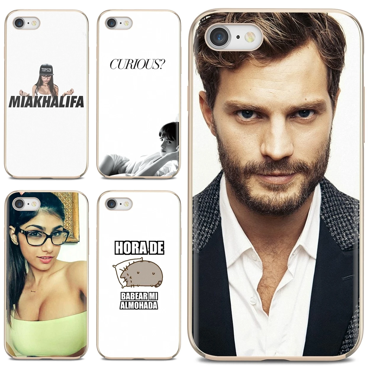 Мягкий чехол Dakota Johnson Jamie Dornan Mia Khalifa для Samsung Galaxy Note 3 4 5 8 9 S3 S4 S5 Mini S6 S7 Edge S8 S9 S10 Plus |