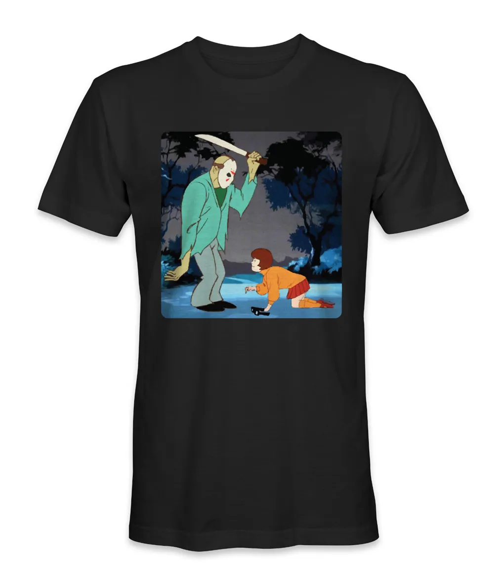 Футболка с принтом Джейсона вурхиса Вельмы динкли из Scooby Doo Повседневная модная