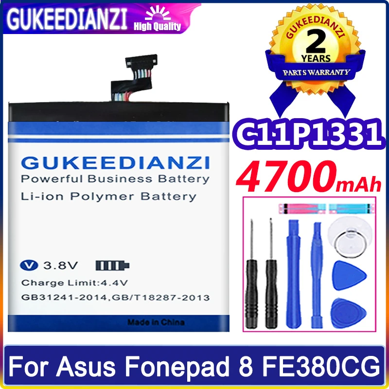 

Аккумулятор GUKEEDIANZI 4700mAh C11P1331 для планшета Asus Fonepad 8 FE380CG батарейки для ПК