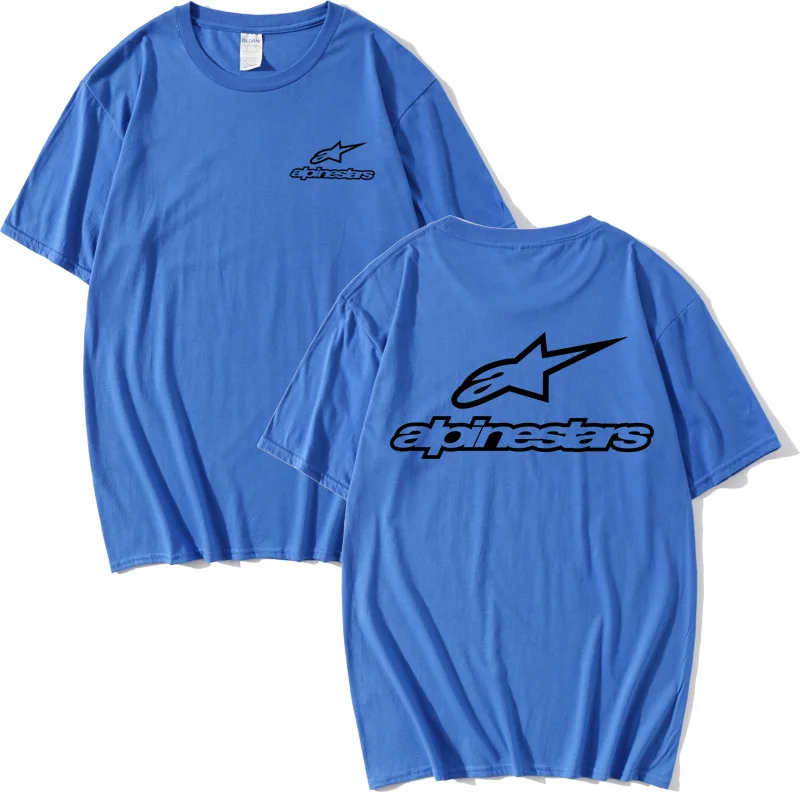 

Fashion Men T-Shirt Alpinestars Letter Printing Stitching Design Shoulder Sleeve Pocket Summer Fitness Muscle Men Sports T-Shirt