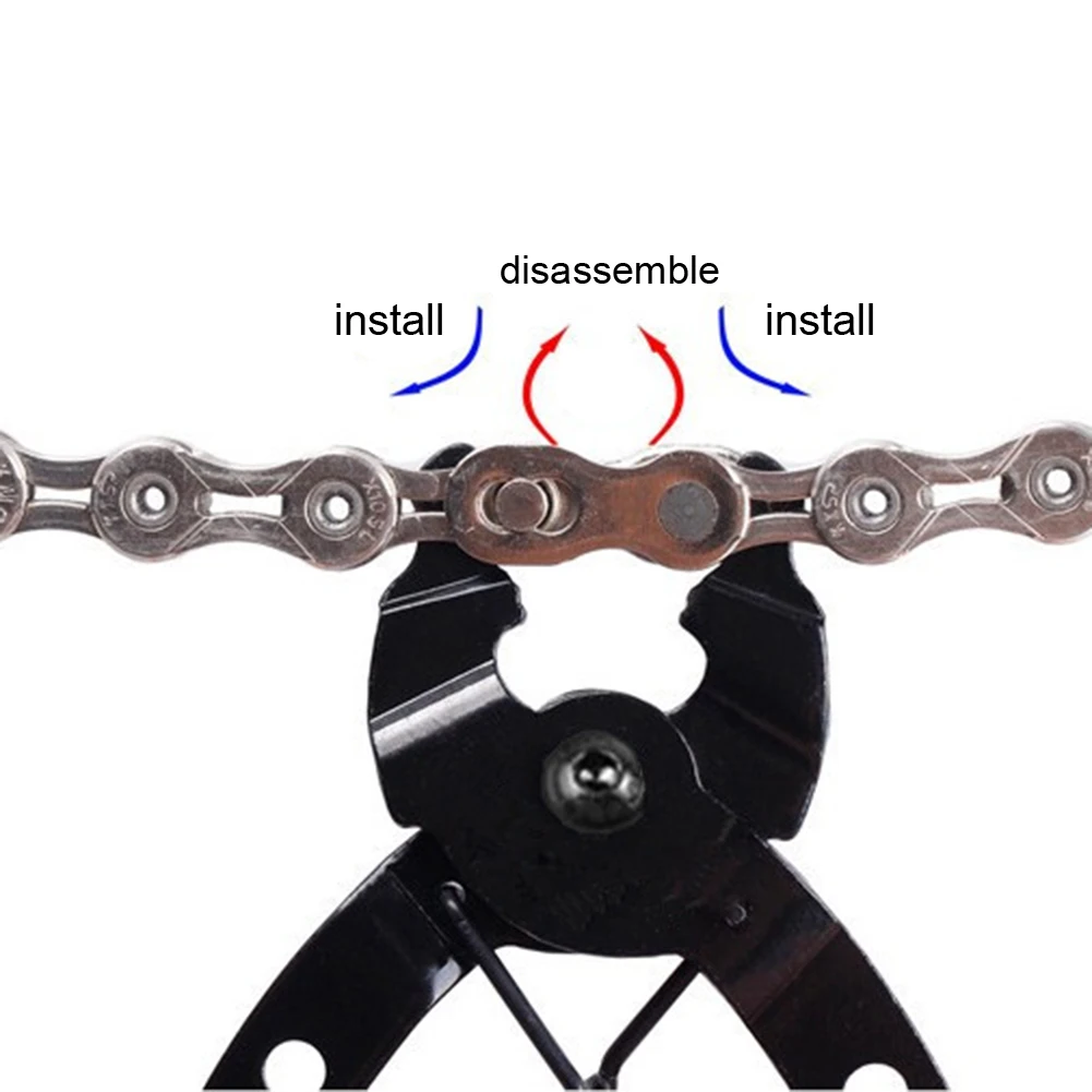 CM Мини инструмент для велосипедной цепи черные стальные плоскогубцы с длинным