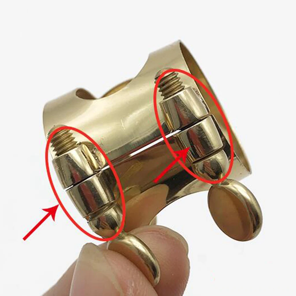 

6 Pieces Copper Flute Head Nuts For Musical Instrument Replacement Parts