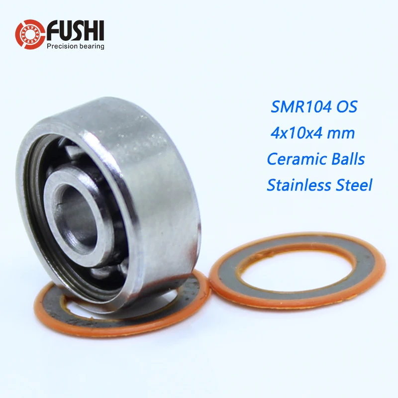 SMR104 2OS Подшипник 4x10x4 мм CB ABEC7 Гибридный керамический подшипник из нержавеющей