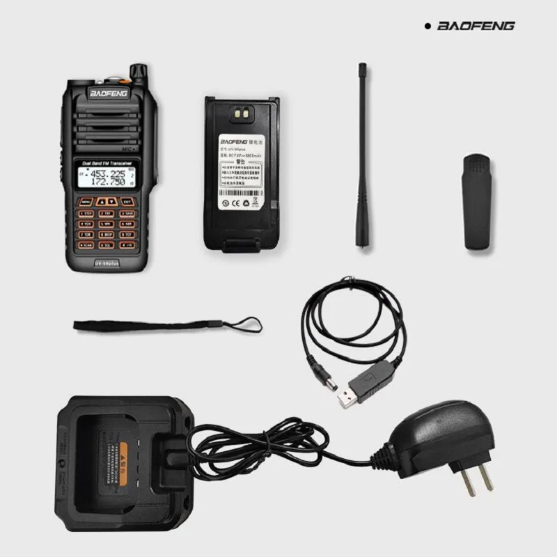 BAOFENG UV-9R PLUS 8 Вт влагонепроницаемые Walkie Talkie 10 Портативный любительский