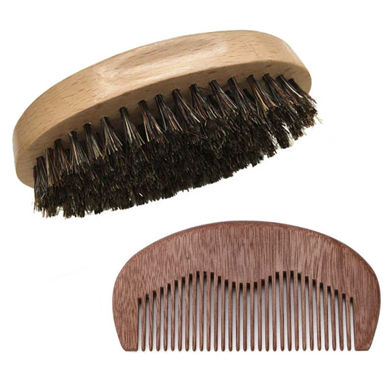 Мужская щетка для бритья расческа и массажа лица подарок мужчин | Красота