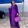 Elegant Djellaba Kaftan Dress with Scarf 1