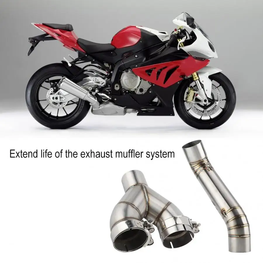 Модификация мотоцикла выпускной клапан средняя звеньевая труба для S1000RR 2010 2011 2012