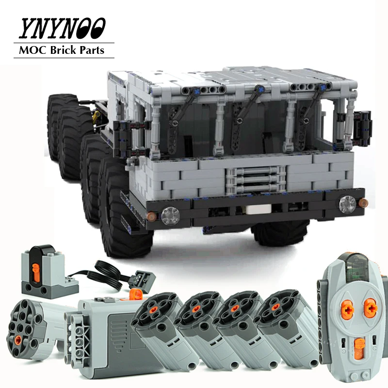 Грузовик-внедорожник MZKT7930 8x8, высокотехнологичный, для самостоятельной сборки моделей автомобилей, 22149