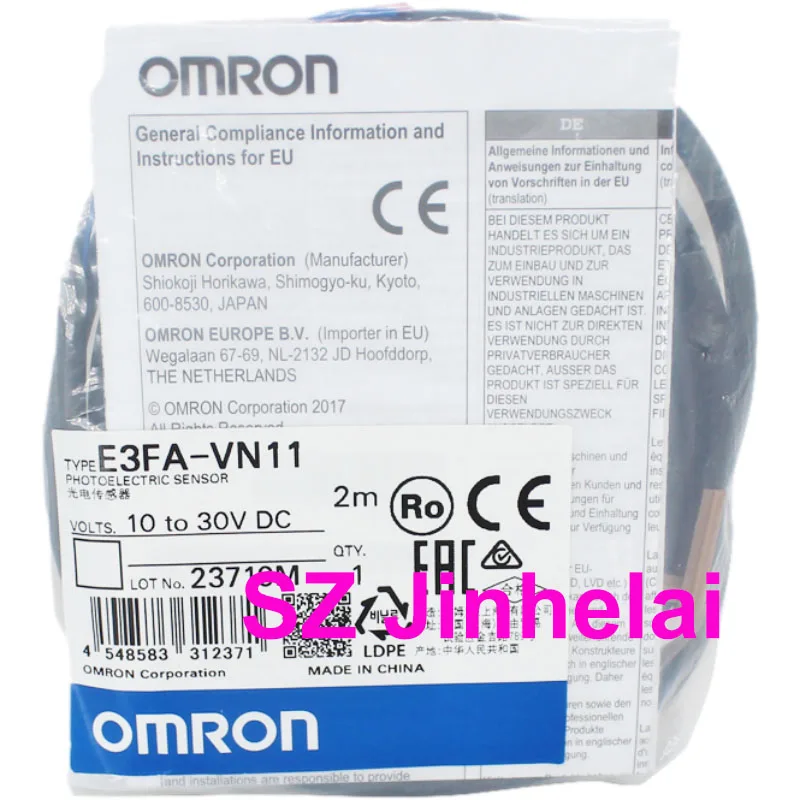 

Authentic Original E3FA-VN11 OMRON Photoelectric Switch NPN 2M