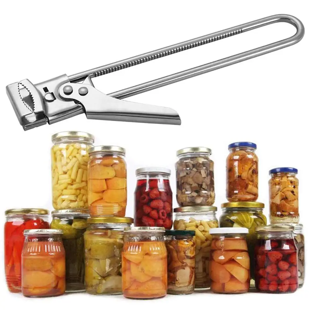 

Professional Portable Adjustable Manual Stainless Steel Jar Lid Opener Gripper Adjustable Can Opener Kitchen supplies Accessorie