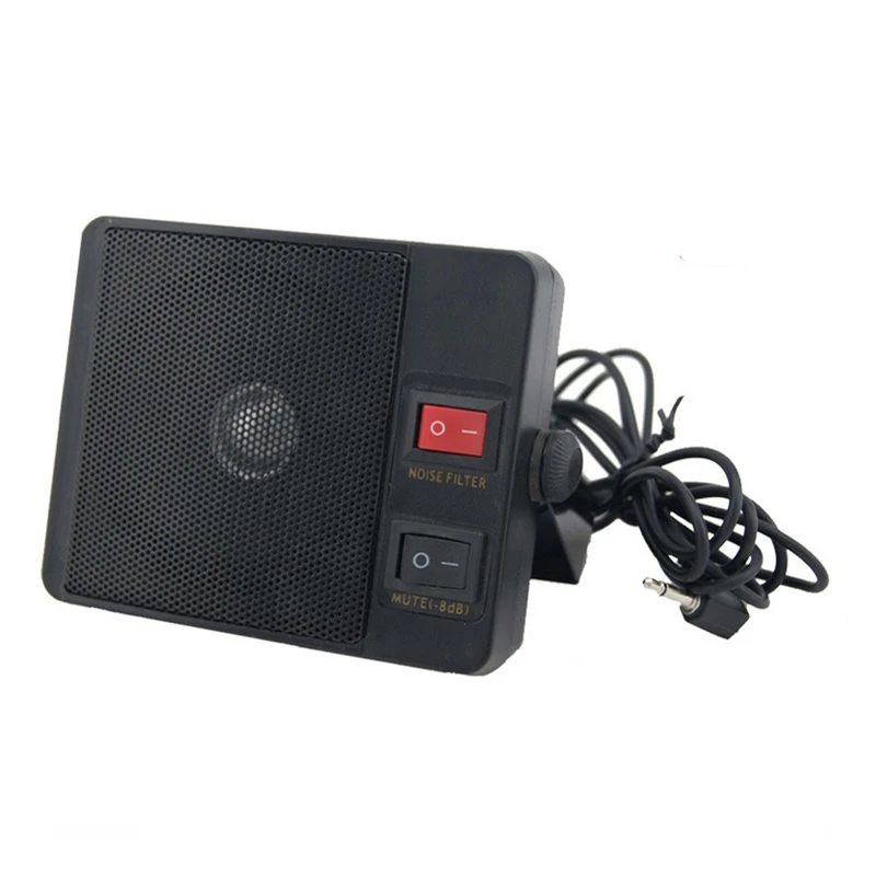 3.5mm Loudspeaker TS-750  Jack Heavy Duty External Speaker for Yaesu Kenwood Icom CB VHF