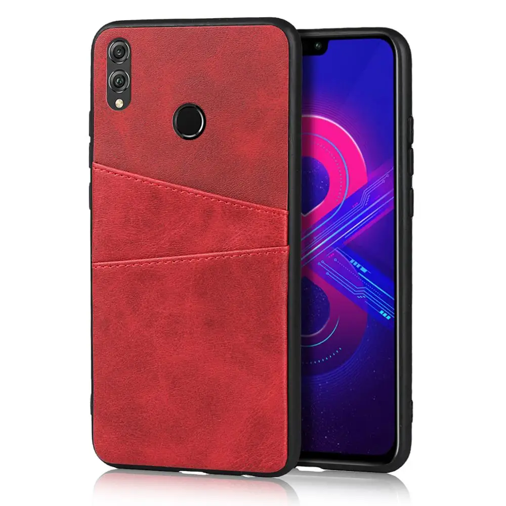 Чехол бумажник SailorTech для huawei Honor 8X/9 Lite с держателем карт кожаный чехол