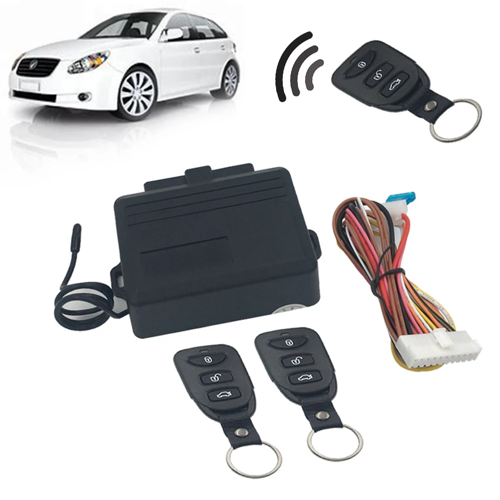 

Car Central Power Door Lock/Unlock Remote Kit Keyless Entry System For 2/4 Door Interior Parts Auto Replacement Parts Durable