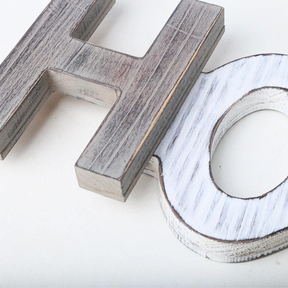 Винтажные деревянные буквы предметы для домашнего декора стен английские